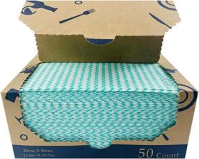 img 4 attached to 🧽 Atitifope Heavy Duty Wipes Dish Cloths 50 Pieces - Reusable Multi-use Cleaning Cloths Towels