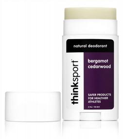 img 2 attached to Natural Aluminum-Free Deodorant By Thinksport - Cruelty-Free And Paraben-Free Formula - Refreshing Bergamot Cedarwood Scent - 2.9 Oz.