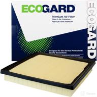 🔍 ecogard xa11536 premium engine air filter: perfect fit for subaru crosstrek, forester, impreza, ascent, outback, and legacy (years 2017-2022) logo