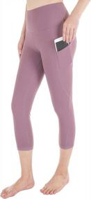 img 3 attached to High-Waisted Yoga Pants For Women With Pocket & 4-Way Stretch - Perfect Workout Leggings From SouqFone