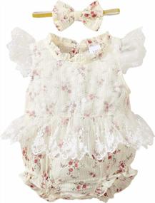 img 4 attached to Newborn Baby Girl Romper: Infant & Toddler Girl Rompers For Stylish Comfort!