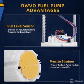 img 1 attached to DWVO Fuel Pump for 2005-2010 Chrysler 300, Dodge Challenger, Charger, Magnum - Compatible with 18 Gallon Fuel Tank