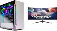 skytech gaming archangel desktop computer - 30" curved gaming monitor logo