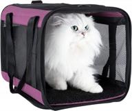 viva magenta soft pet carrier: perfect solution for large and medium cats and small dogs logo
