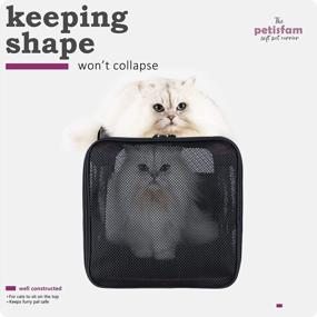 img 1 attached to Viva Magenta Soft Pet Carrier: Perfect Solution For Large And Medium Cats And Small Dogs