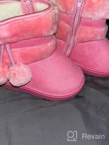 img 1 attached to 👞 Warm and Cozy Winter Shoes and Boots for Toddler Boys by KDHAO review by Dallas Grover