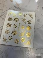 img 1 attached to 16Pcs Gold Silver Nail Sticker Water Snowflake Tree Deer Pattern For DIY Manicure Art Decoration Glitter Set review by Dejuan Stott