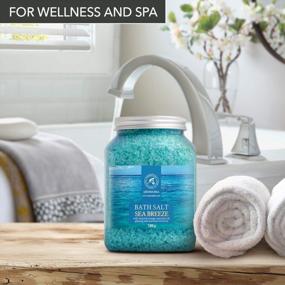 img 2 attached to Sea Breeze Bath Sea Salt - 46 Oz Natural Sea Salts For Relaxation, Calming, And Body Care - Ideal For Restful Sleep, Beauty, And Aromatherapy