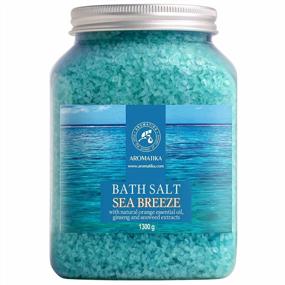 img 4 attached to Sea Breeze Bath Sea Salt - 46 Oz Natural Sea Salts For Relaxation, Calming, And Body Care - Ideal For Restful Sleep, Beauty, And Aromatherapy