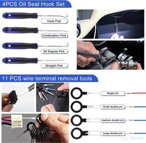 img 1 attached to 🔧 Avolare Trim Removal Tool Kit - 194Pcs Set for Car Trim Door Panel Audio Dash Window, Fastener Remover Pry Tool Kit, Auto Clip Pliers, Car Upholstery Removal Tool with Storage Bag - Blue