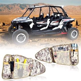 img 4 attached to Sresk Side By Side UTV Accessories RZR Side Door Bags