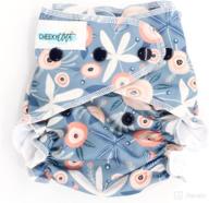 👙 stay stylish and sustainable with cheeky cloth's one size reusable swim diaper (boho floral) логотип