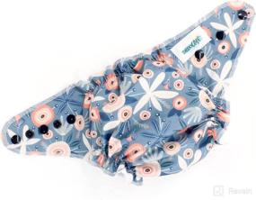 img 3 attached to 👙 Stay Stylish and Sustainable with Cheeky Cloth's One Size Reusable Swim Diaper (Boho Floral)