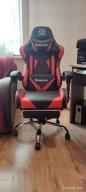 img 2 attached to Computer chair Defender Pilot gaming, upholstery: imitation leather, color: black/red review by Boyan Radovanov ᠌