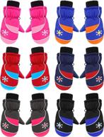 stay warm and stylish: shop colorful winter mittens - unisex children's accessories for cold weather logo