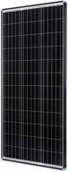 монокристаллическая солнечная панель renogy 100 вт 12 в - высокоэффективный фотоэлектрический модуль для жилых автофургонов, морских судов, крыш, ферм, батарей и автономных приложений в черном корпусе-100 вт логотип