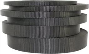 img 1 attached to Versatile And Durable Black Nylon Webbing By SGT KNOTS: Ideal For Crafting, Marine, And Heavy-Duty Applications (1" X 50 Yds)