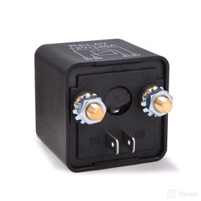 img 3 attached to 🔌 WINJUN 4Pin Split Charge Relay Switch 12V DC 200 Amp: High Current Heavy Duty for Car Truck Boat Marine - Includes Connectors, Terminal, and Heat Shrink Tube