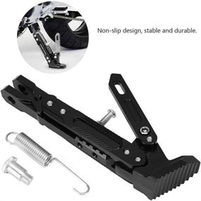 img 2 attached to Motorcycle Kickstand Adjustable Universal Accessories Motorcycle & Powersports