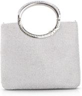 lifewish crystal rhinestone cocktail wedding（silver s） women's handbags & wallets ~ clutches & evening bags логотип