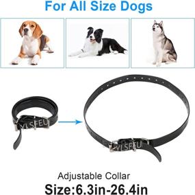 img 1 attached to 🐶 Adjustable Waterproof Odorless TPU Collar Strap for Electronic Training Shock Collar Receivers - 3/4 Inch Durable Replacement for Barking Fence - Pet Collar Strap