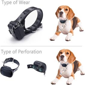 img 2 attached to 🐶 Adjustable Waterproof Odorless TPU Collar Strap for Electronic Training Shock Collar Receivers - 3/4 Inch Durable Replacement for Barking Fence - Pet Collar Strap