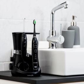 img 1 attached to Black Waterpik Complete 💧 Care 5.0 Toothbrush and Water Flosser