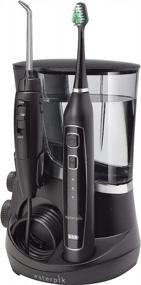 img 4 attached to Black Waterpik Complete 💧 Care 5.0 Toothbrush and Water Flosser