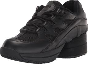 img 4 attached to Z CoiL Freedom Resistant Enclosed Leather Women's Shoes via Athletic