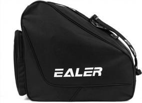 img 1 attached to EALER Высококачественная сумка для транспортировки хоккейных коньков с регулируемыми лямками: сверхпрочная и прочная