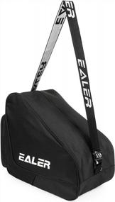 img 3 attached to EALER Высококачественная сумка для транспортировки хоккейных коньков с регулируемыми лямками: сверхпрочная и прочная