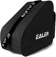 ealer high-quality ice hockey skate transport bag with adjustable shoulder straps: heavy-duty and durable logo