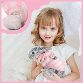 img 1 attached to 🐰 Cozy and Adorable: 8-Piece Fleece Rabbit Clothes Set for Small Pets – Perfect for Kittens, Ferrets, Chihuahuas, Puppies and More!