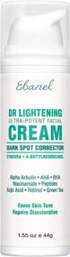 img 4 attached to 🔆 Ebanel Dark Spot Remover Cream for Face - Skin Brightening, Melasma, Hyperpigmentation and Sun Spot Treatment - Age Spot, Freckle Fade Cream with Synovea, 4-Butylresorcinol, Niacinamide, Glutathione