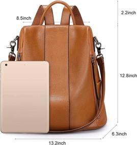 img 1 attached to S ZONE Backpack Anti Theft Rucksack Waterproof Women's Handbags & Wallets - Fashion Backpacks