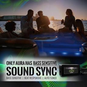 img 1 attached to OPT7 Aura 8-Piece LED Boat Interior Lighting Kit With Multi-Color Options, Wireless Remote Control, And Soundsync Technology