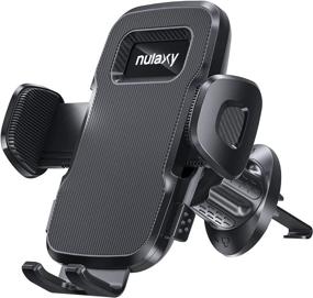 img 4 attached to 📱 Nulaxy [2022 Upgraded] Car Phone Holder Mount - Vent Friendly Design, Universal Fit for Vents, Hands Free Vent Phone Holder, Compatible with 99% Phones, Black