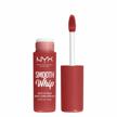 nyx professional makeup smooth whip matte lip cream long lasting moisturizing vegan liquid lipstick parfait midtone red nude logo