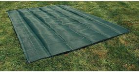 img 1 attached to 🏕️ High-quality Reversible RV Camper Awning Mat by Camco - Prevents Dirt Tracking - Ideal for Campsites, Beaches, and Picnics - 9' X 12', Green (Model 42820)