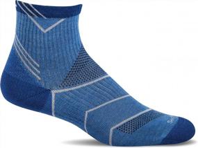 img 4 attached to Sockwell Men'S Incline Quarter Socks: Moderate Compression For Maximum Comfort