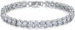 ashmita tennis crystal bracelet for women charm men rose gold zirconia bracelets gift jewelry logo