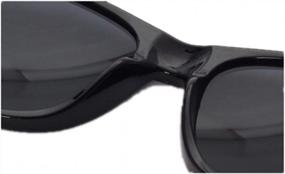 img 3 attached to UV Blocking Classic Polarized Sunglasses For Men And Women - Lightweight And Fashionable Sun Glasses
