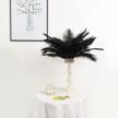 make your occasions stand out with 24pcs real ostrich feathers in bulk colors - perfect for christmas, halloween, weddings and home party centerpieces logo