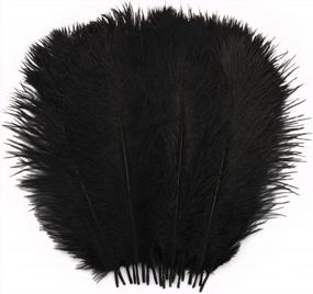 img 3 attached to Make Your Occasions Stand Out With 24Pcs Real Ostrich Feathers In Bulk Colors - Perfect For Christmas, Halloween, Weddings And Home Party Centerpieces