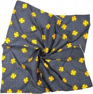 seo-optimized: cotton unisex square scarf bandanas, 22"x22 logo