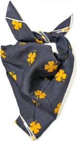 img 1 attached to SEO-Optimized: Cotton Unisex Square Scarf Bandanas, 22"X22