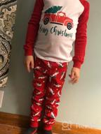 img 1 attached to 🎅 Shelry Christmas Toddler Pajamas Boys' Clothing - Sleepwear & Robes review by Scott Hall