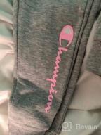img 1 attached to Champion Heritage Fleece Hoodie: Stylish Girls' Active Clothing review by Heather Anderson