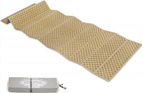 img 4 attached to HOMFUL Ultralight Foam Camping Mat: The Perfect Sleeping Pad For Backpacking And Outdoor Adventures