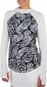 img 1 attached to Black Palm Print Spectrum Top For Women - Perfect Summer Style